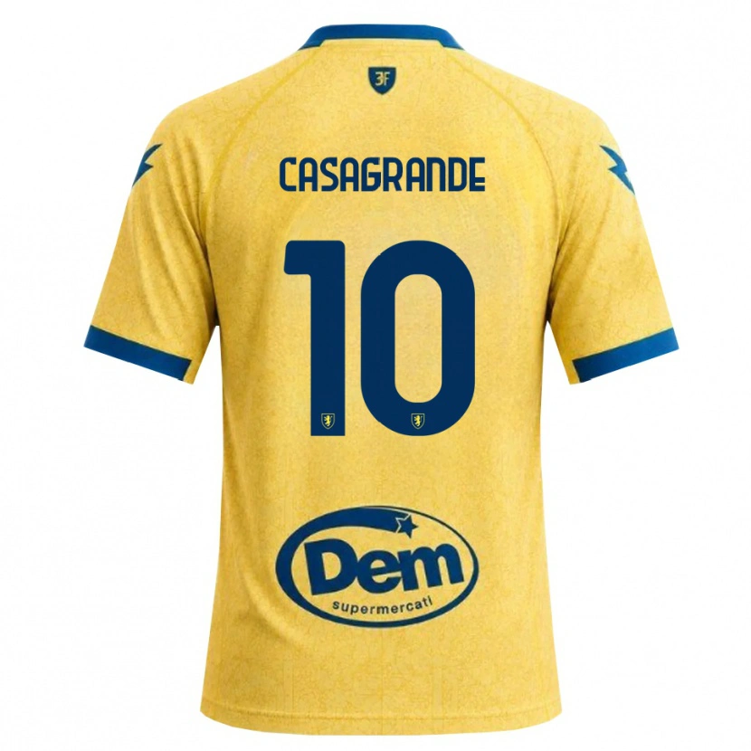 Danxen Män Gianfilippo Casagrande #10 Khakisvart Blå Hemmatröja Matchtröjor 2026/27 Tröjor T-Tröja