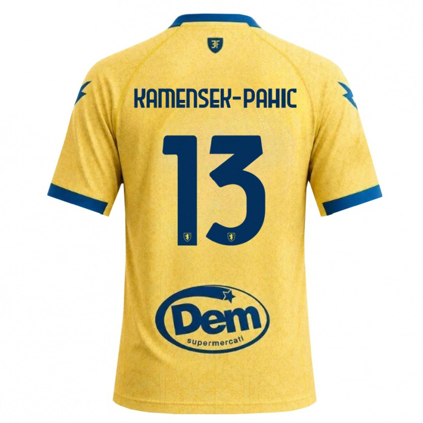 Danxen Män Matjaz Kamensek-Pahic #13 Khakisvart Blå Hemmatröja Matchtröjor 2026/27 Tröjor T-Tröja
