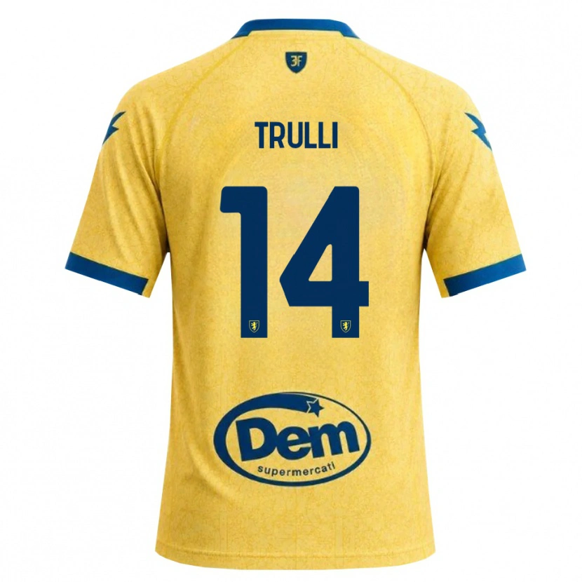 Danxen Män Lorenzo Trulli #14 Khakisvart Blå Hemmatröja Matchtröjor 2026/27 Tröjor T-Tröja