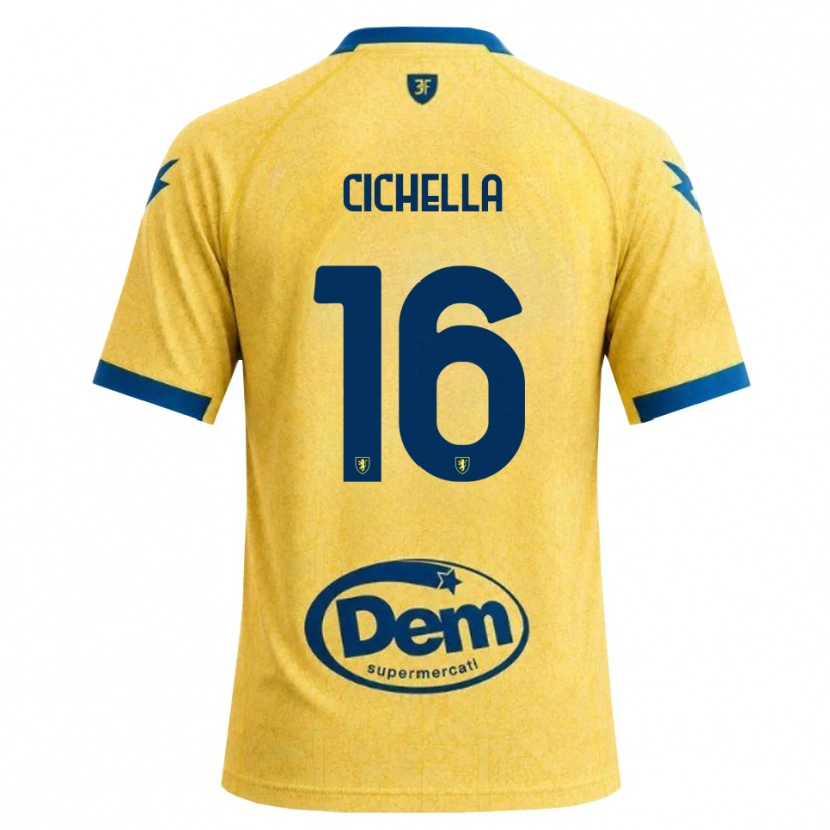 Danxen Män Matteo Cichella #16 Khakisvart Blå Hemmatröja Matchtröjor 2026/27 Tröjor T-Tröja