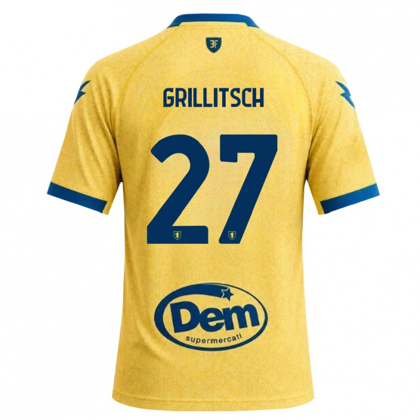 Danxen Män Florian Grillitsch #27 Khakisvart Blå Hemmatröja Matchtröjor 2026/27 Tröjor T-Tröja