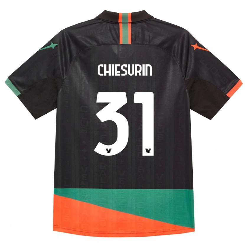 Danxen Män Alberto Chiesurin #31 Svart Orange Grön Hemmatröja Matchtröjor 2026/27 Tröjor T-Tröja