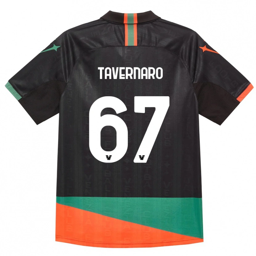 Danxen Män Federico Tavernaro #67 Svart Orange Grön Hemmatröja Matchtröjor 2026/27 Tröjor T-Tröja