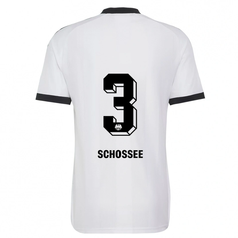 Danxen Män Maurice Schossee #3 Svart Vit Bortatröja Matchtröjor 2026/27 Tröjor T-Tröja