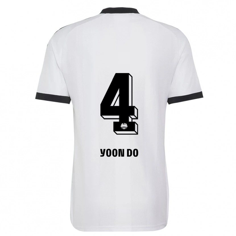 Danxen Män Yoon-Do Kim #4 Svart Vit Bortatröja Matchtröjor 2026/27 Tröjor T-Tröja
