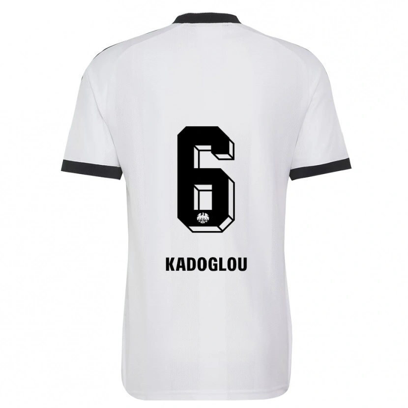 Danxen Män Alexandros Kadoglou #6 Svart Vit Bortatröja Matchtröjor 2026/27 Tröjor T-Tröja