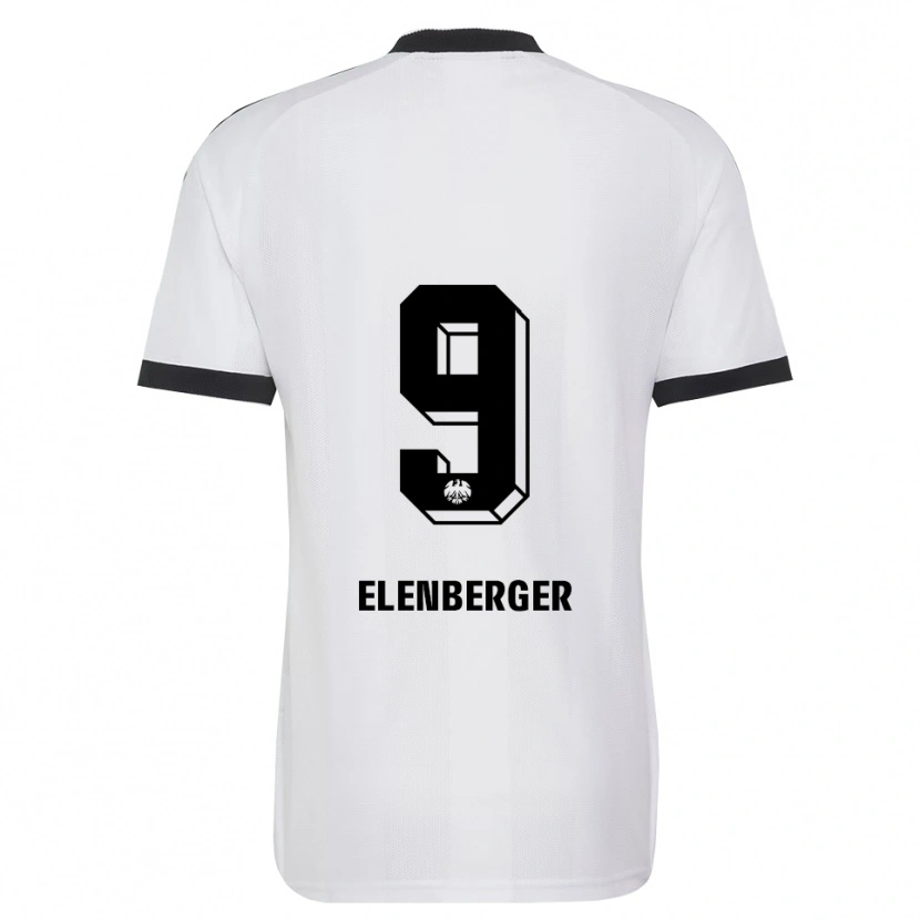 Danxen Män Samuel Elenberger #9 Svart Vit Bortatröja Matchtröjor 2026/27 Tröjor T-Tröja