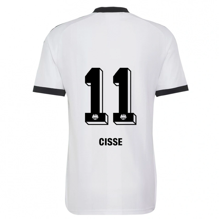Danxen Män Cherif Cisse #11 Svart Vit Bortatröja Matchtröjor 2026/27 Tröjor T-Tröja