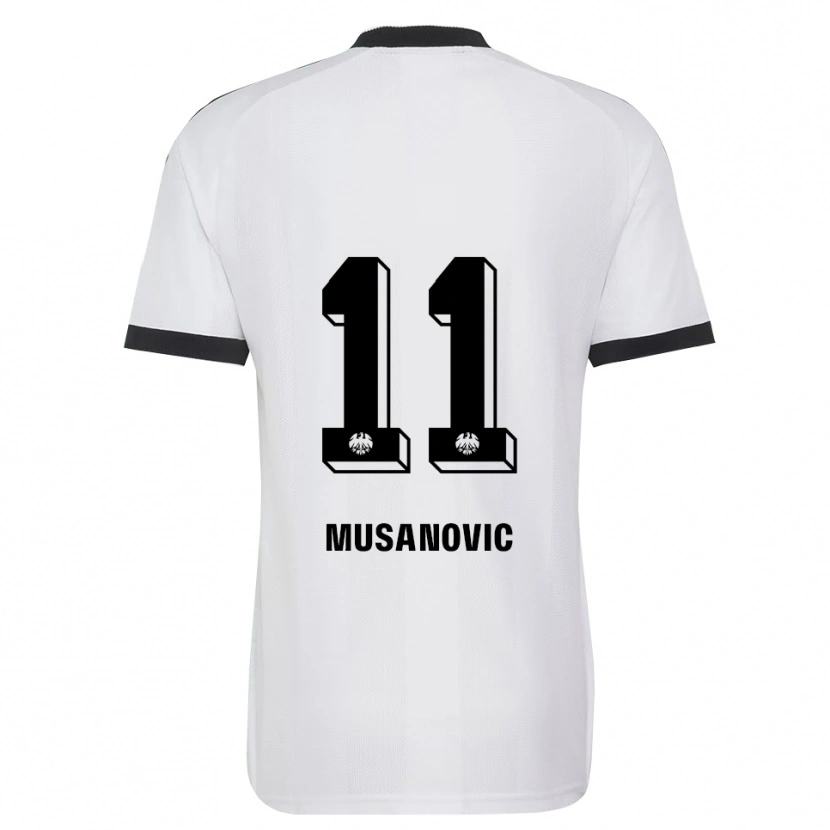 Danxen Män Haris Musanovic #11 Svart Vit Bortatröja Matchtröjor 2026/27 Tröjor T-Tröja
