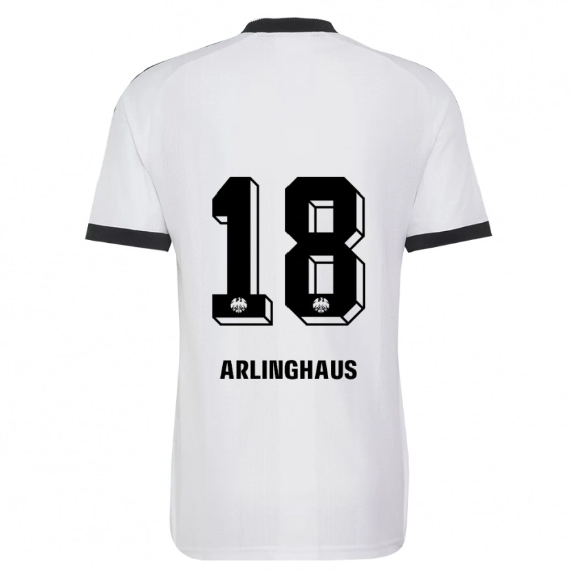 Danxen Män Maximilian Arlinghaus #18 Svart Vit Bortatröja Matchtröjor 2026/27 Tröjor T-Tröja
