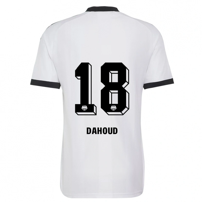 Danxen Män Mahmoud Dahoud #18 Svart Vit Bortatröja Matchtröjor 2026/27 Tröjor T-Tröja