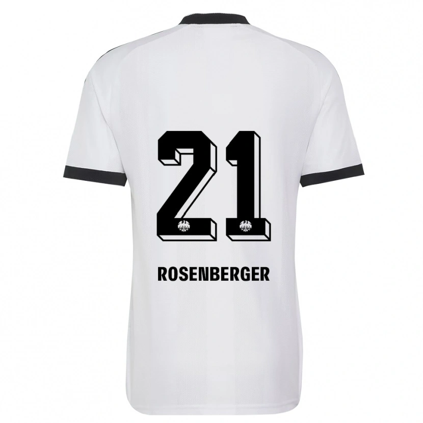 Danxen Män Robin Rosenberger #21 Svart Vit Bortatröja Matchtröjor 2026/27 Tröjor T-Tröja
