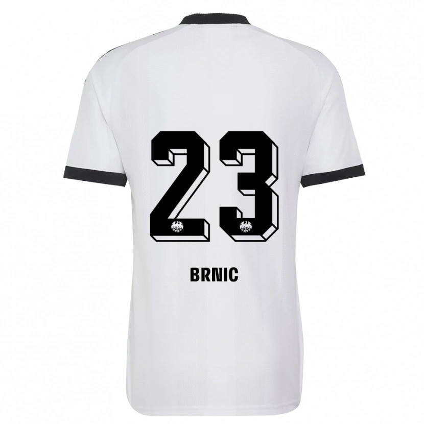 Danxen Män Luka Brnic #23 Svart Vit Bortatröja Matchtröjor 2026/27 Tröjor T-Tröja