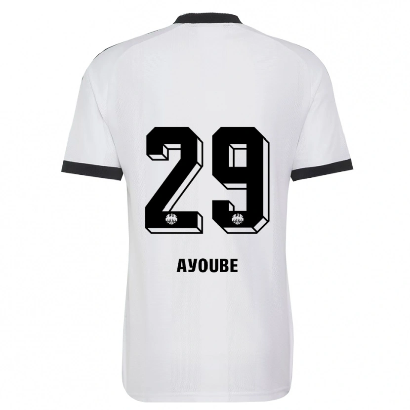 Danxen Män Ayoube Amaimouni-Echghouyab #29 Svart Vit Bortatröja Matchtröjor 2026/27 Tröjor T-Tröja