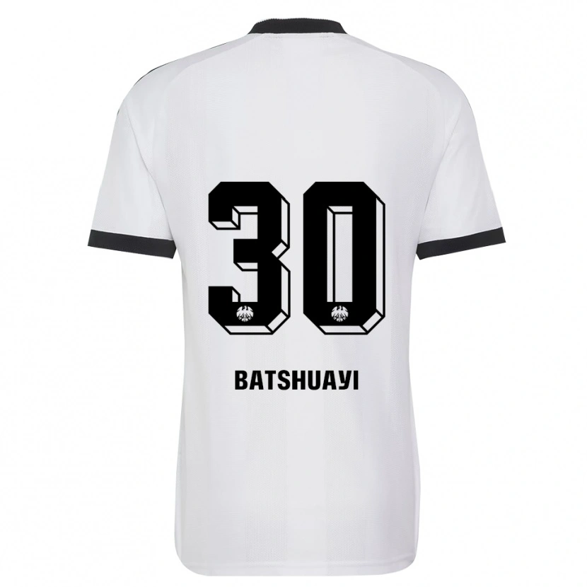Danxen Män Michy Batshuayi #30 Svart Vit Bortatröja Matchtröjor 2026/27 Tröjor T-Tröja