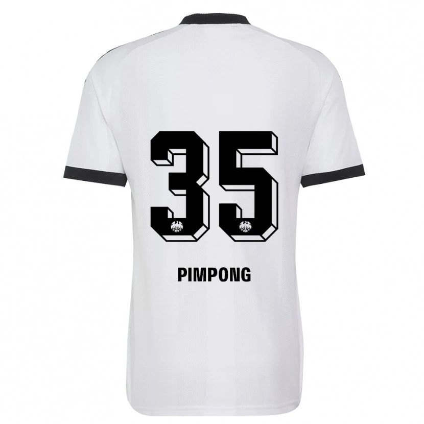 Danxen Män Malik Pimpong #35 Svart Vit Bortatröja Matchtröjor 2026/27 Tröjor T-Tröja