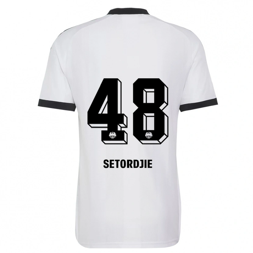 Danxen Män Lawrence Setordjie #48 Svart Vit Bortatröja Matchtröjor 2026/27 Tröjor T-Tröja