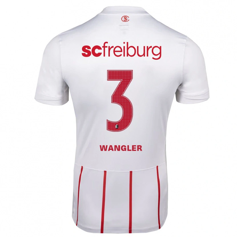Danxen Män Tim Wangler #3 Vit Röd Gul Bortatröja Matchtröjor 2026/27 Tröjor T-Tröja