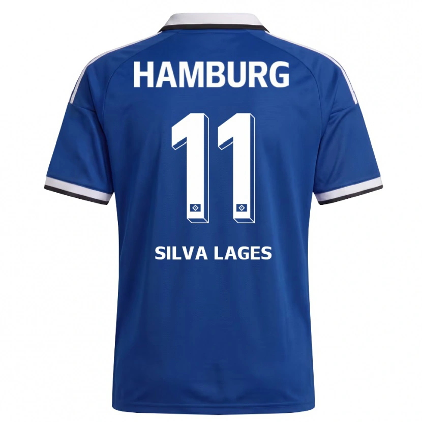 Danxen Män Martim Silva Lages #11 Vit Blå Bortatröja Matchtröjor 2026/27 Tröjor T-Tröja