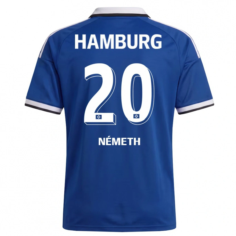 Danxen Män András Németh #20 Vit Blå Bortatröja Matchtröjor 2026/27 Tröjor T-Tröja