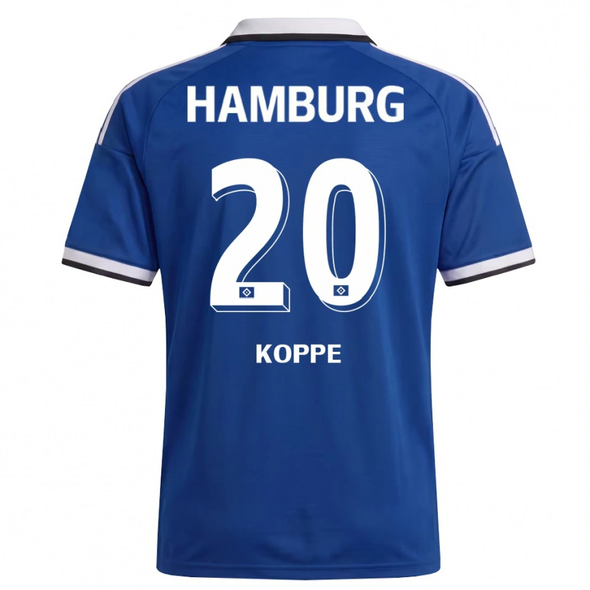 Danxen Män Katharina Köppe #20 Vit Blå Bortatröja Matchtröjor 2026/27 Tröjor T-Tröja