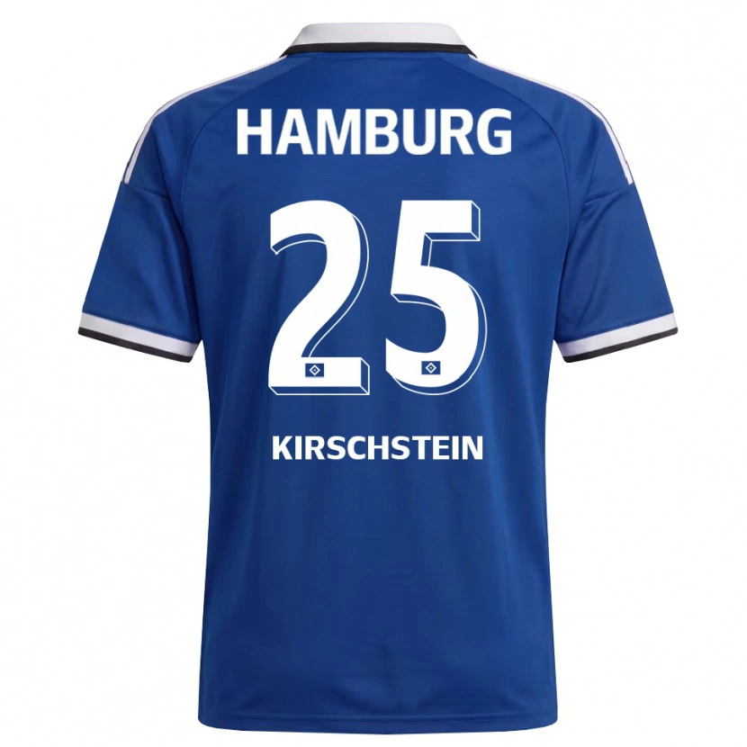 Danxen Män Merle Kirschstein #25 Vit Blå Bortatröja Matchtröjor 2026/27 Tröjor T-Tröja