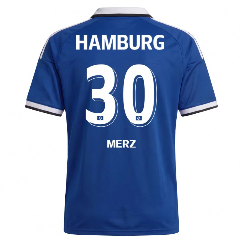 Danxen Män Selma Merz #30 Vit Blå Bortatröja Matchtröjor 2026/27 Tröjor T-Tröja