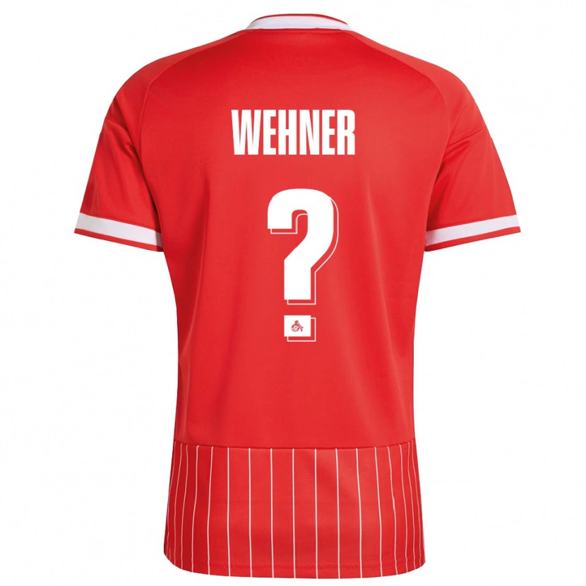 Danxen Män Marc Wehner #0 Röd Vit Grön Bortatröja Matchtröjor 2026/27 Tröjor T-Tröja