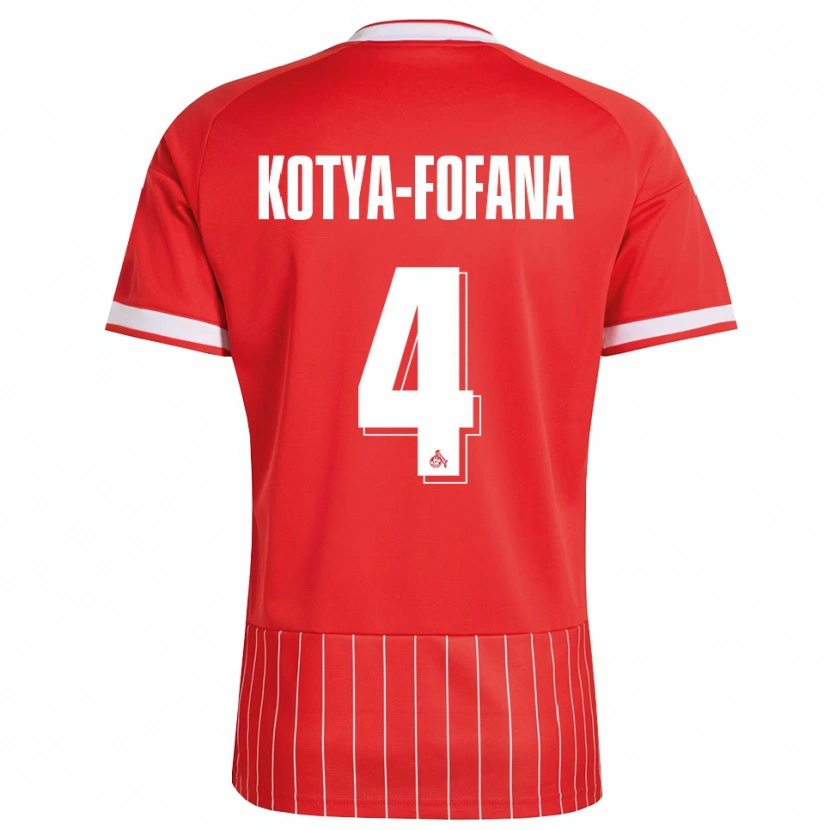 Danxen Män Assad Kotya-Fofana #4 Röd Vit Grön Bortatröja Matchtröjor 2026/27 Tröjor T-Tröja