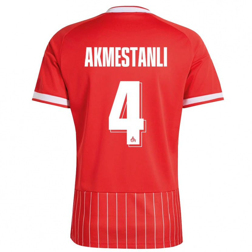 Danxen Män Teoman Akmestanli #4 Röd Vit Grön Bortatröja Matchtröjor 2026/27 Tröjor T-Tröja