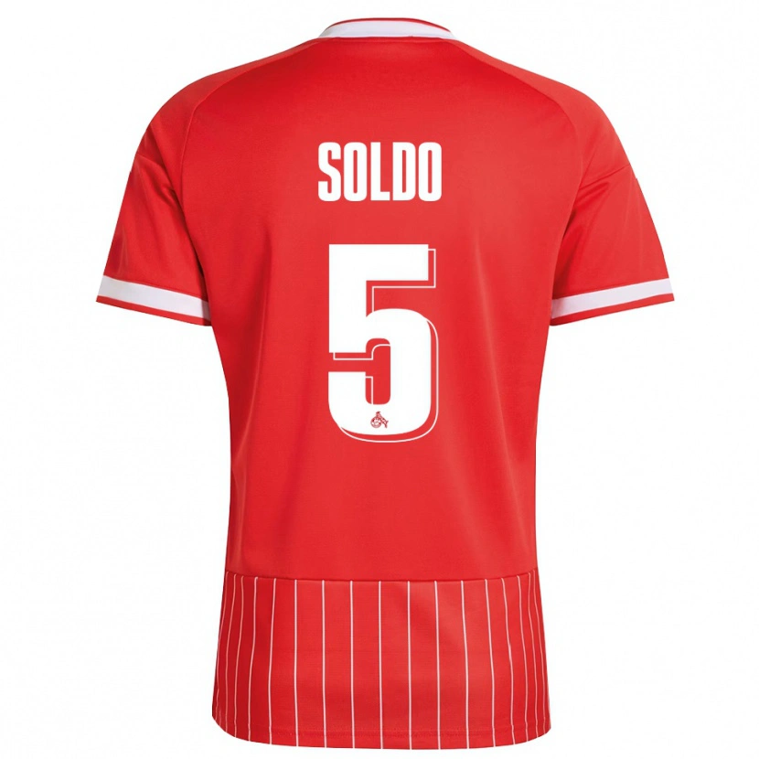 Danxen Män Nikola Soldo #5 Röd Vit Grön Bortatröja Matchtröjor 2026/27 Tröjor T-Tröja