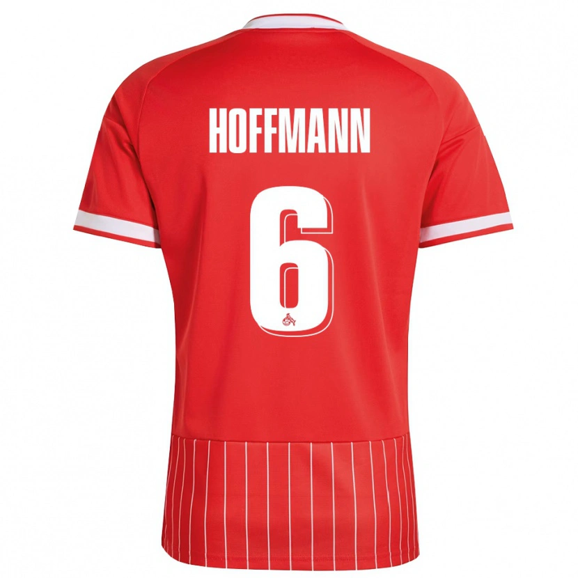 Danxen Män Niklas Hoffmann #6 Röd Vit Grön Bortatröja Matchtröjor 2026/27 Tröjor T-Tröja