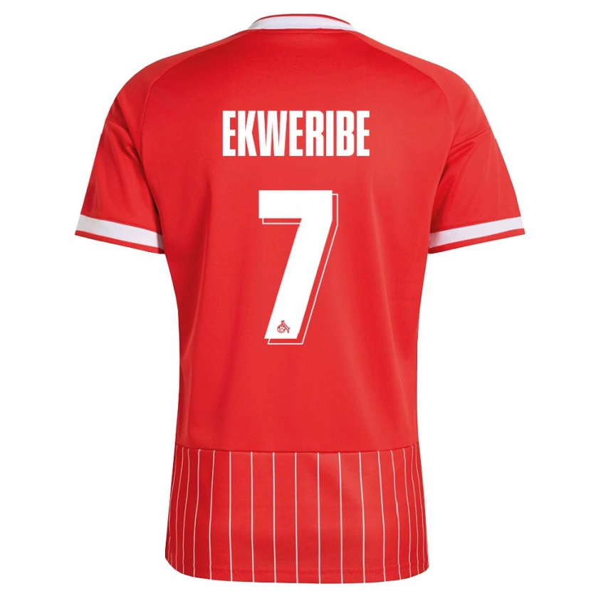 Danxen Män Kevin Ekweribe #7 Röd Vit Grön Bortatröja Matchtröjor 2026/27 Tröjor T-Tröja