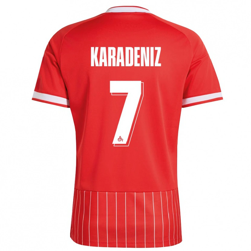 Danxen Män Thierry Karadeniz #7 Röd Vit Grön Bortatröja Matchtröjor 2026/27 Tröjor T-Tröja