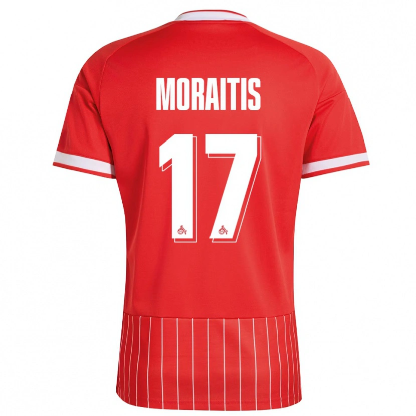 Danxen Män Victor Moraitis #17 Röd Vit Grön Bortatröja Matchtröjor 2026/27 Tröjor T-Tröja
