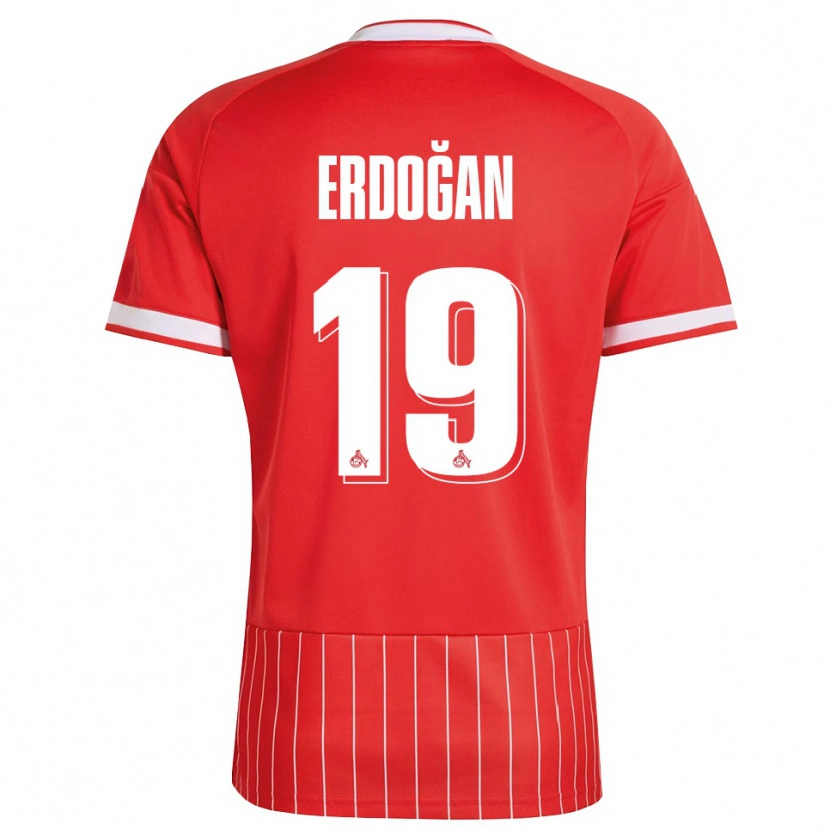 Danxen Män Eymen Erdoğan #19 Röd Vit Grön Bortatröja Matchtröjor 2026/27 Tröjor T-Tröja