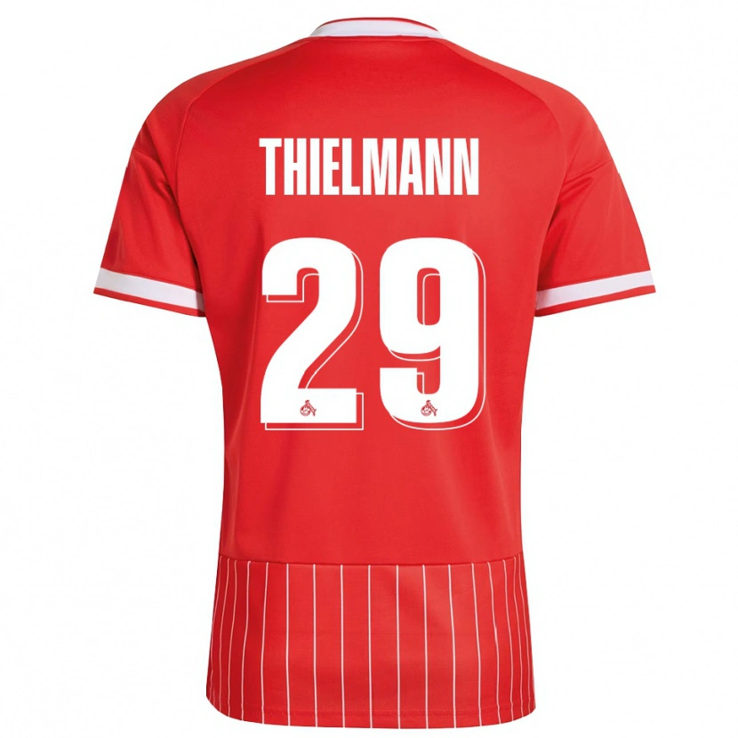 Danxen Män Jan Thielmann #29 Röd Vit Grön Bortatröja Matchtröjor 2026/27 Tröjor T-Tröja