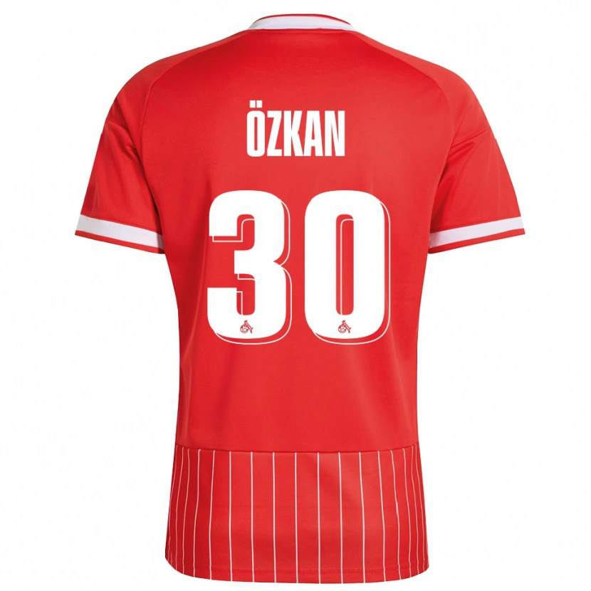 Danxen Män Mikail Özkan #30 Röd Vit Grön Bortatröja Matchtröjor 2026/27 Tröjor T-Tröja