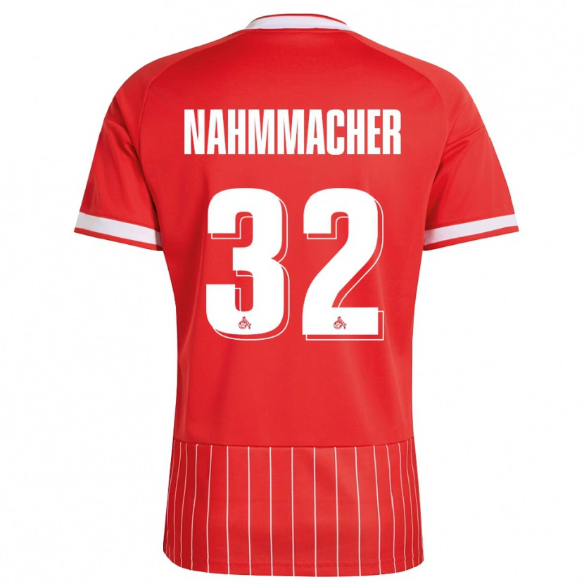 Danxen Män Emil Nahmmacher #32 Röd Vit Grön Bortatröja Matchtröjor 2026/27 Tröjor T-Tröja