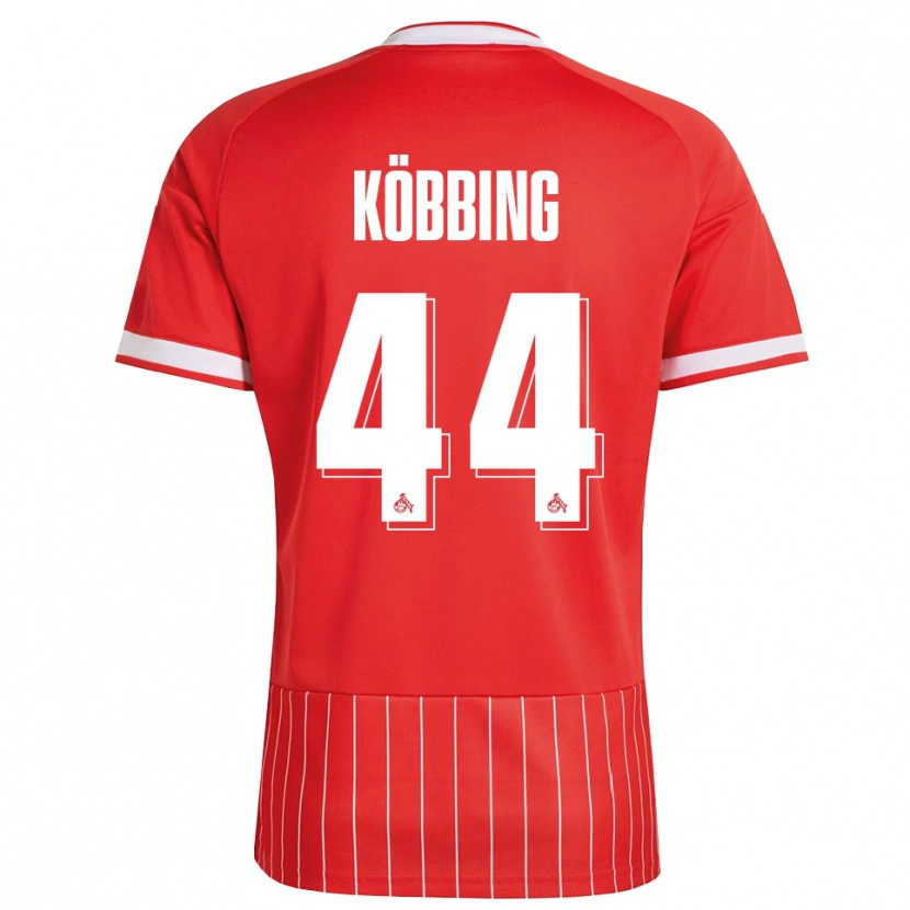 Danxen Män Matthias Köbbing #44 Röd Vit Grön Bortatröja Matchtröjor 2026/27 Tröjor T-Tröja