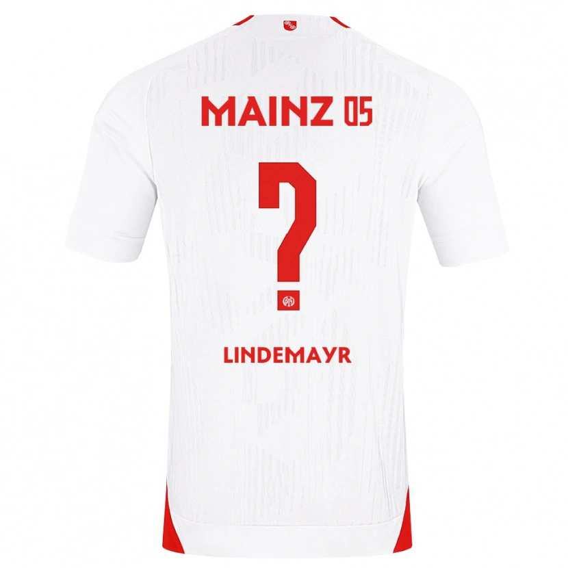 Danxen Män Florian Lindemayr #0 Vit Röd Gul Bortatröja Matchtröjor 2026/27 Tröjor T-Tröja