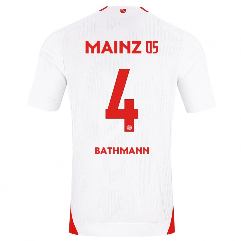 Danxen Män Kara Bathmann #4 Vit Röd Gul Bortatröja Matchtröjor 2026/27 Tröjor T-Tröja