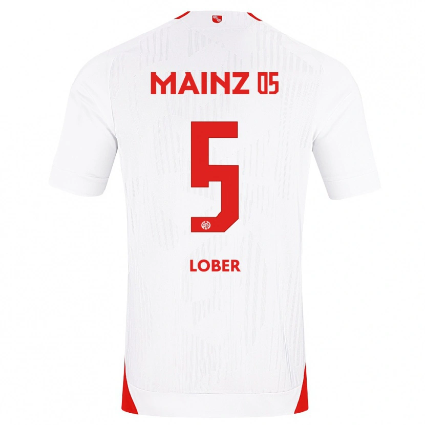 Danxen Män Jana Löber #5 Vit Röd Gul Bortatröja Matchtröjor 2026/27 Tröjor T-Tröja
