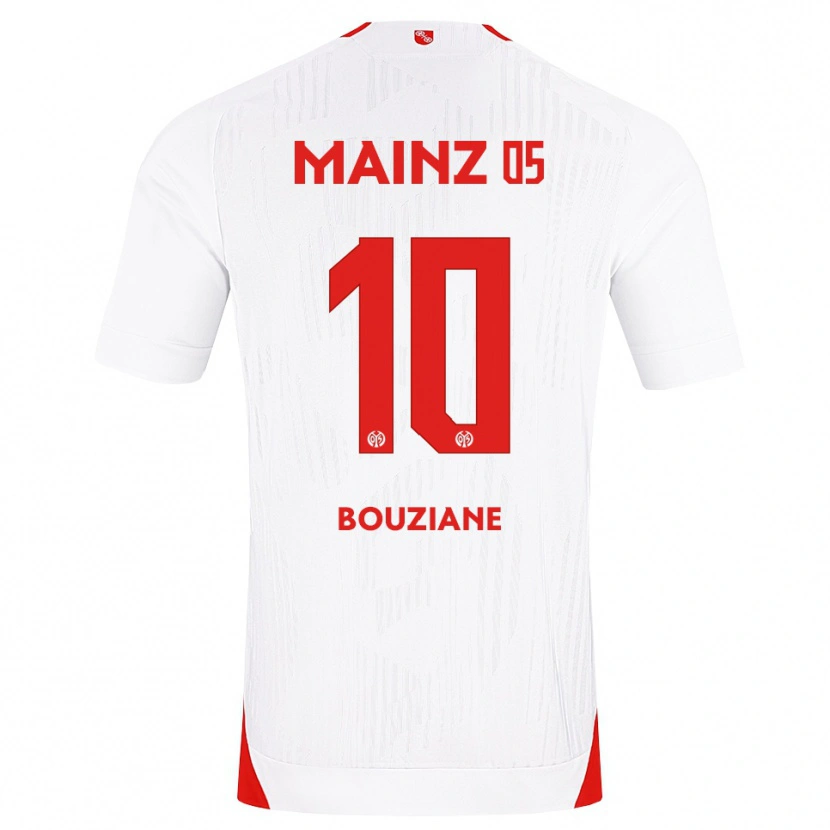 Danxen Män Chiara Bouziane #10 Vit Röd Gul Bortatröja Matchtröjor 2026/27 Tröjor T-Tröja