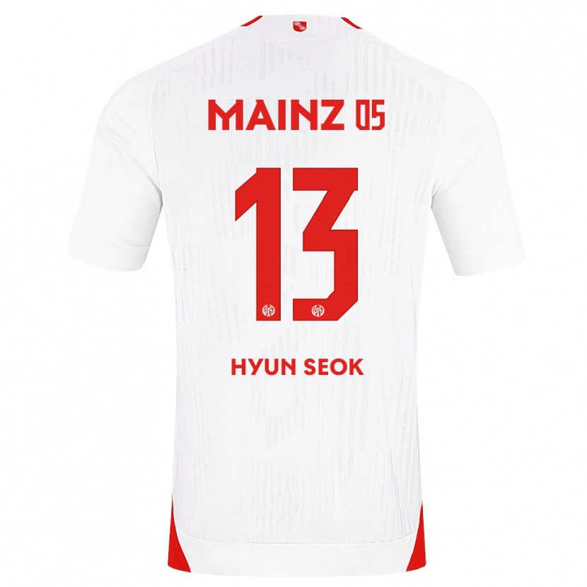 Danxen Män Hyun-Seok Hong #13 Vit Röd Gul Bortatröja Matchtröjor 2026/27 Tröjor T-Tröja