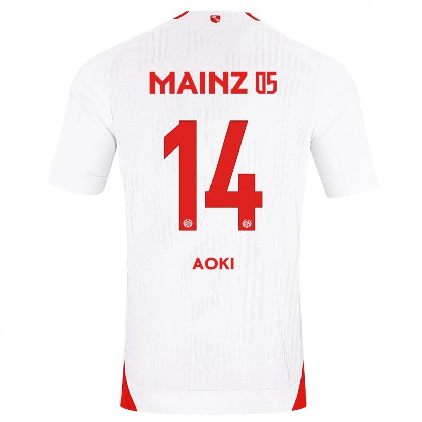 Danxen Män Hiyori Aoki #14 Vit Röd Gul Bortatröja Matchtröjor 2026/27 Tröjor T-Tröja