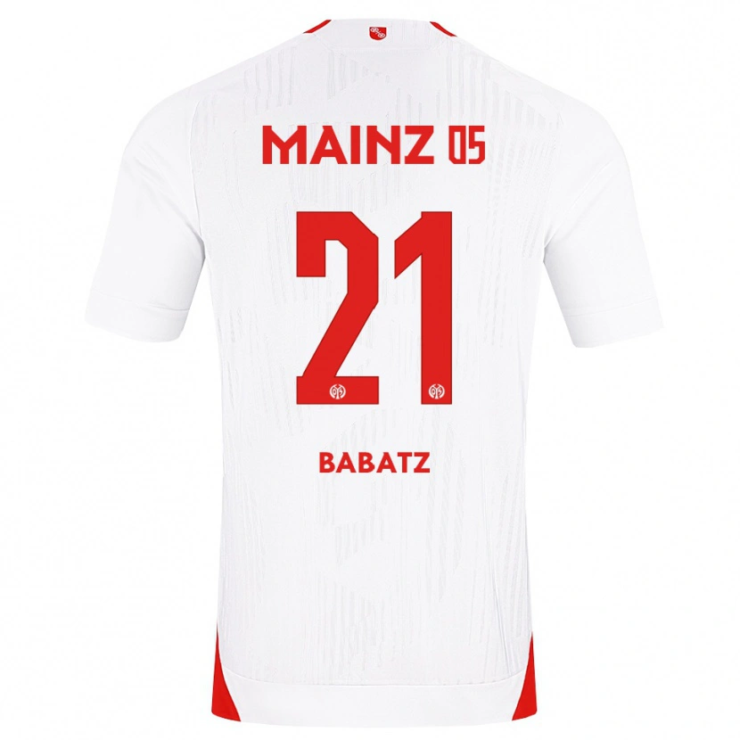 Danxen Män Louis Babatz #21 Vit Röd Gul Bortatröja Matchtröjor 2026/27 Tröjor T-Tröja