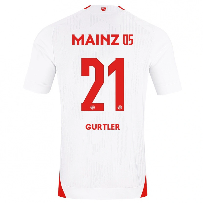 Danxen Män Lisa Gürtler #21 Vit Röd Gul Bortatröja Matchtröjor 2026/27 Tröjor T-Tröja