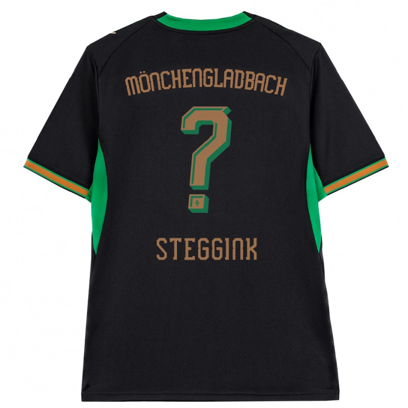 Danxen Män Lennart Steggink #0 Svart Orange Grön Brun Bortatröja Matchtröjor 2026/27 Tröjor T-Tröja