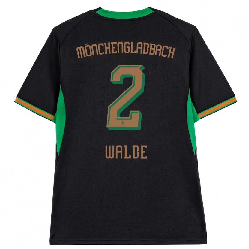 Danxen Män Simon Walde #2 Svart Orange Grön Brun Bortatröja Matchtröjor 2026/27 Tröjor T-Tröja